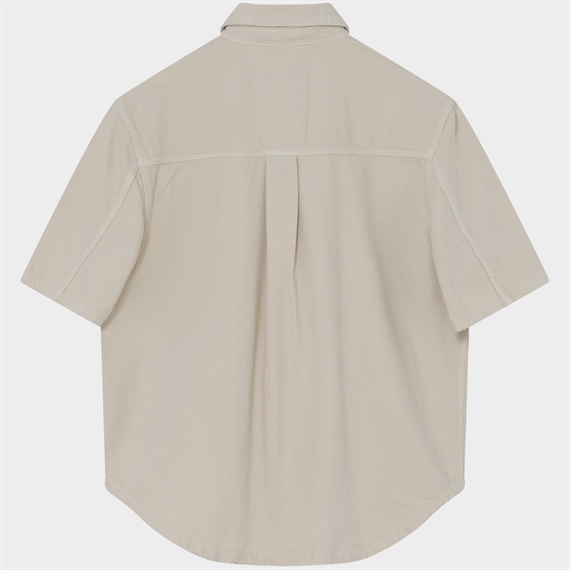 2NDDAY Fayen Twill Denim Skjorte, Tofu 